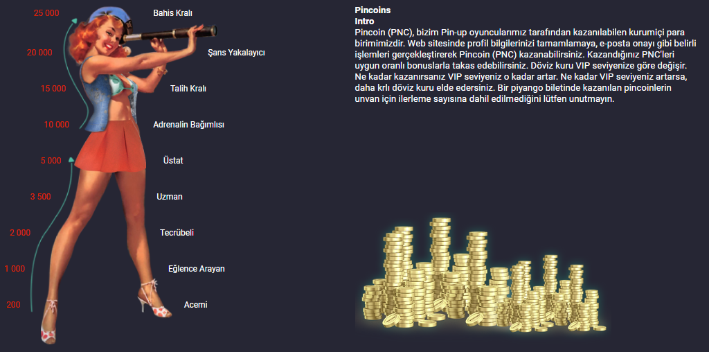 Pin Up Casino ve etkileyici bonusları